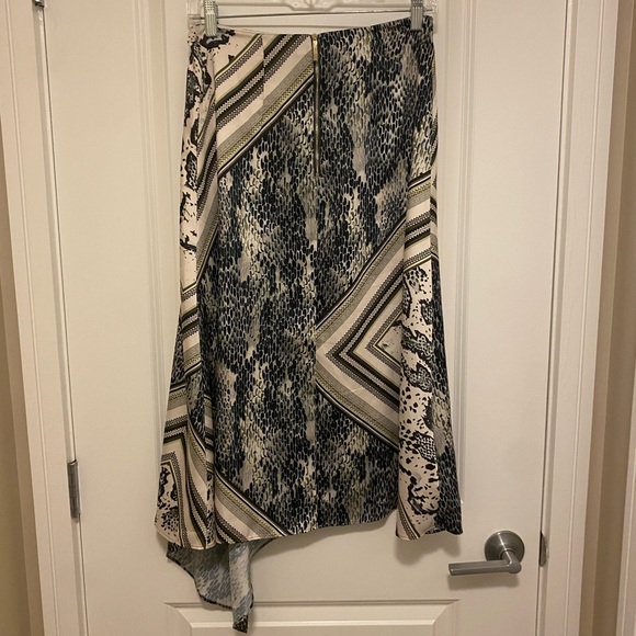 Ted Baker Eevaa Quartz Asymmetric Midi Skirt, Taupe 6 - Picture 13 of 15